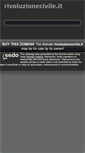 Mobile Screenshot of programma.rivoluzionecivile.it